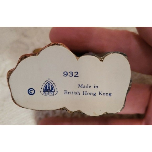 Vtg 1950's ART PLASTIC Angels Playing Musical Instruments Bristish Hong Kong - Picture 3 of 4